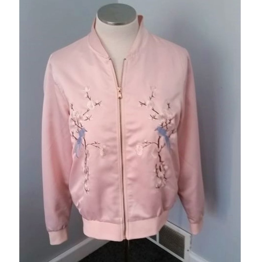 Embroidered Bomber Jacket